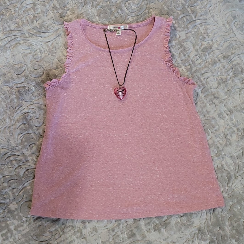 Ruffle Steeve Tank
